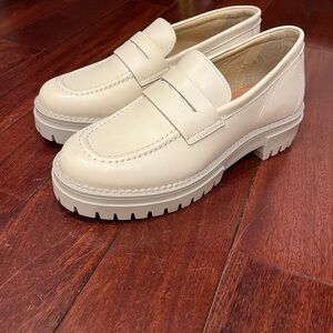 Brand new cream loafers